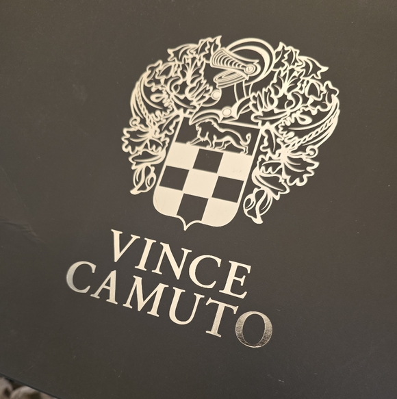 Vince Camuto Plum Croc-Embossed Leather Wide Calf Boots - Picture 8 of 10